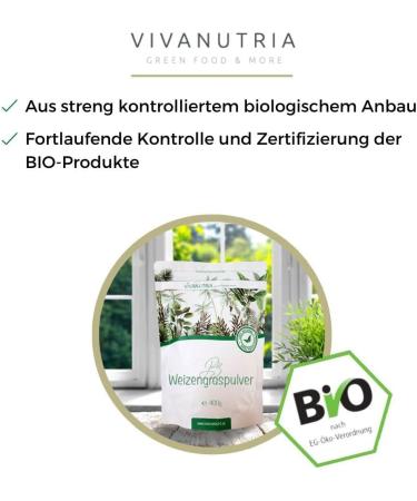 Organic Wheatgrass Powder 400g - Certified Organic Raw Food Quality Lab Tested - International Shipping Available - Buy Online on GoSupps.com