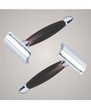 Merkur 27C Razor Plane - Cattle Horn Handle Chrome Finish Ideal for Wet Shaving - Premium German Quality - Buy Online on GoSupps.com