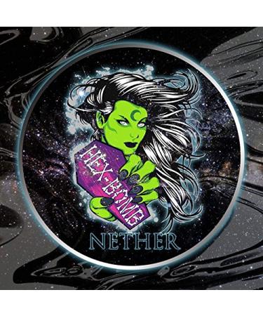 "Nether" Black Luxury Metallic HEXBOMB BAtHBOMB Goth Gothic Bomb