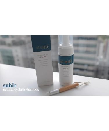 SUBIR Eyelash Natural Shampoo 150ml | Herbal Ingredients for Healthy Lashes - International Shipping - Buy Online on GoSupps.com