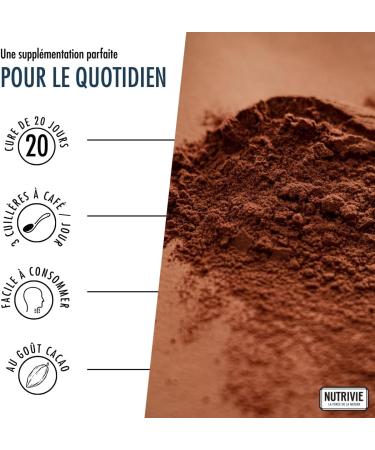 Joint Marine Collagen - Enriched with Manganese & Vitamin C - Hydrolyzed Naticol Collagen Type 1-10 000 mg - Optimal Assimilation - Joint Mobility - Made in France Nutrivie - Buy Online on GoSupps.com