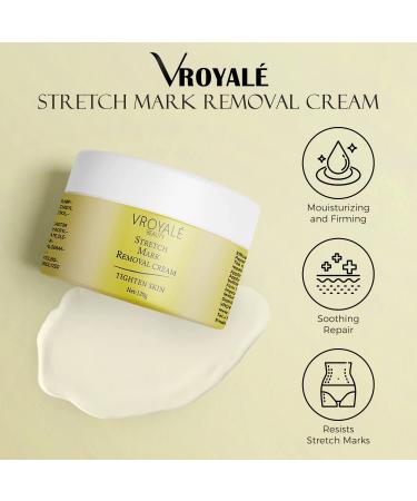 Stretch Mark Removal Cream - Natural Organic Scar Repair | Moisturizing Body Cream for Pregnancy & Skin Healing (120g - Buy Online on GoSupps.com