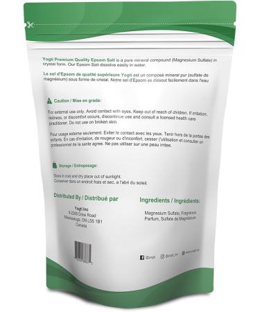 Yogti Peppermint Epsom Salt 10 pound 4.54 kg (Pack of 1) - Buy Online on GoSupps.com
