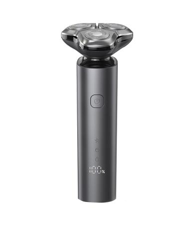 Electric Razors for Men IPX7 Waterproof - Dual Circle Blade LED Power Display