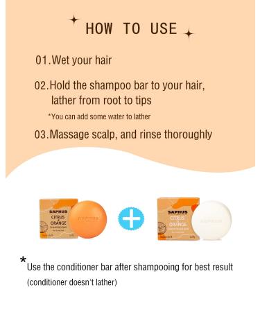 2PCS Shampoo Bars for All Hair Types | Natural Vegan Ingredients | Nourishing and pH Balanced | Plastic Free Eco Friendly | Pack of 2 - Buy Online on GoSupps.com