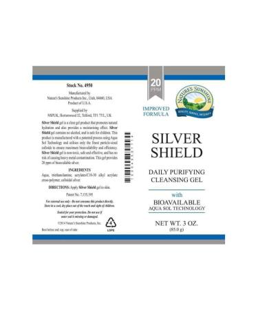 Buy Silver Shield Gel (85g) - Free Lily & Loaf BioActive Oil Sample - International Shipping Available - Buy Online on GoSupps.com