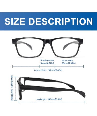 Miyya 6 Pack Blue Light Blocking Reading Glasses for Men and Women - Anti UV/Glare Computer Readers (4.0) - A-6 Pack Mix - Buy Online on GoSupps.com