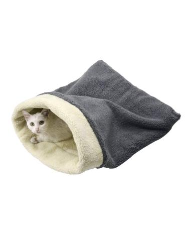 Cat Bed Cave Sleeping Bag, Pet Mat Self Warming Pad Sack for Cats and Small Dog