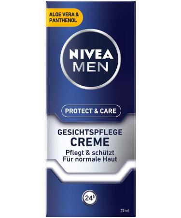 Nivea Men Protect & Care Facial Cream 3-Pack (3 x 75 ml) | Moisturizing & Soothing Day Cream for Men - Buy Online Worldwide! - Buy Online on GoSupps.com