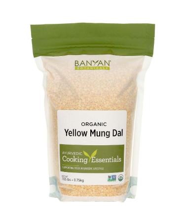 Banyan Botanicals Organic Yellow Mung Dal - Certified USDA Organic - Non GMO - Vegan - GF - Ayurvedic Food for Kitchari & Cleansing, 1.65 lbs 1.65 Pound (Pack of 1)