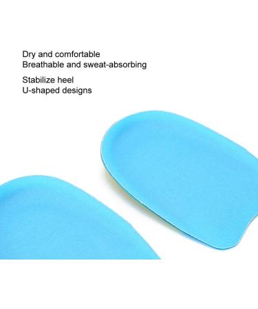 Gel Heel Pillow Shoe Inserts - 2 Pairs Flannel TPE Heel Support Pads for Plantar Fasciitis Relief - Buy Online on GoSupps.com