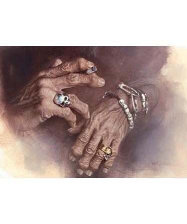 Inkognito | 7030 | Postcard art: hands "Majo Hands" by Sebastian Kr ger