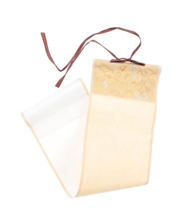 NUOBESTY Rice Paper Scroll Calligraphy Asian Silk Scroll Prop Chinese Paper Scrolls Office Hanging The Fabric Assorted Color 2 38X10X2.5CM