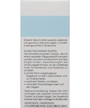 Deborah Lippmann Quick Dry Drops - 0.5 Fl Oz (Pack of 1) - Buy Online on GoSupps.com