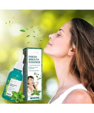 Essence for Fresh Breath - Portable Peppermint Mouthwash Drops Remove Bad Odors 2 Pieces - Buy Online on GoSupps.com