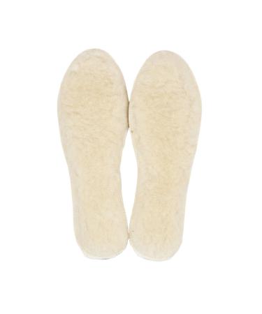 Unisex Sheepskin Insoles Warm Soft Cozy 8 Women/6 Men