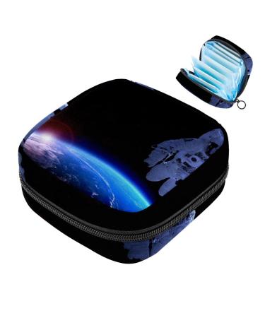 Space University Sanitary-Napkierten-Stahrlittenbag portable period bag for women teenagers girls menstrual cup pocket breastfeeding insert holder