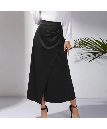 Flower Pattern Chiffon Mini Skirt - Short Beach Dress with Petticoat Extension | Casual Black Swing Skirt for International Shipping - Buy Online on GoSupps.com