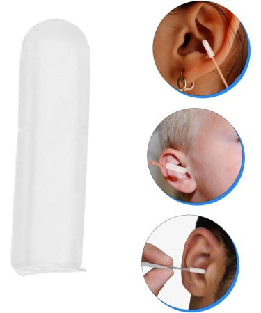 Outanaya 20pcs Silicone Ear Wax Removal Sleeves Soft and Comfortable Reusable Tips for Ear Care Easy to Replace Lightweight and Portable Cleaning Covers - Buy Online on GoSupps.com