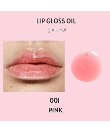 Duoffanny Lip Glow Oil | Hydrating & Moisturizing Lip Balm | Plump & Shiny Tinted Lip Care | Light Pink Lip Gloss - Buy Online on GoSupps.com
