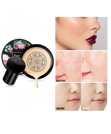 Mushroom Head Air Pillow CC Cream Foundation - Moisturizing Concealer for Even Skin Tone | BB Liquid Makeup (Light White) - International Shipping - Buy Online on GoSupps.com