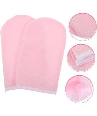FOMIYES 2 pi ces de Spa Paraffine Mitaines Hydratantes pour Soins des Mains Cire pour Thermique Confort Optimal et R utilisables Dimensions Couleur Rose avec Bord Blanc - Buy Online on GoSupps.com