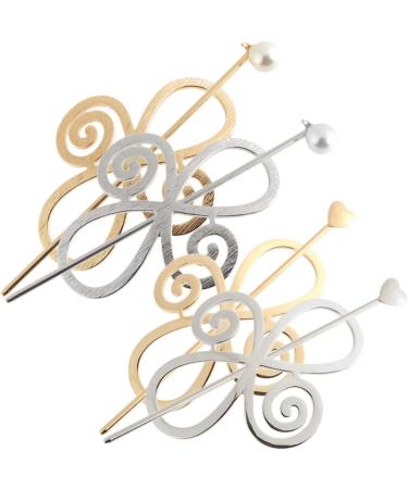 Beaupretty 8 Sets Hairpin hair barrettes metal hair clips for women tiaras for girls womens hair accessories hair accessories for girls clips for hair bun clips cage clamp alloy modeling Miss - Buy Online on GoSupps.com