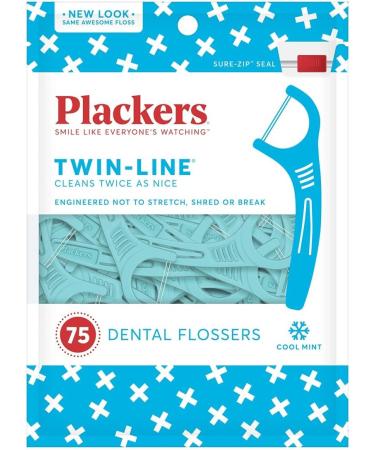 Plackers Twin-Line Flossers - Optimal Dental Care for Healthy Smiles | International Shipping Available - Buy Online on GoSupps.com
