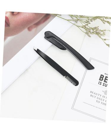 FOMIYES Eyebrow Shaving Set - 4 Facial Razors & Tweezers for Perfect Eyebrows | Women's Hair Trimmer & Eyelash Tweezers - Buy Online on GoSupps.com