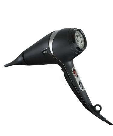ghd Air Hair Dryer 1600w Professional Blow Dryer Salon Strength Motor Concentrator Nozzle Adjustable Temperature Setting and Ionic Technology for Super-Fast Drying Black