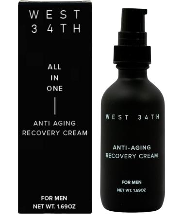 Facial Moisturizer Anti Aging Cream For Men - All-in-One Men s Skin Care Anti Wrinkle Face Cream with Retinol and Hyaluronic Acid to Reduce Fine Lines Eye Bags Acne & Dark Spots - 1.69 oz