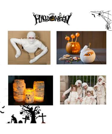 Buy Halloween Mummy Bandage Wrap - Self-Adhesive Gauze for Cosplay & Photography Props - 1 Roll - Buy Online on GoSupps.com