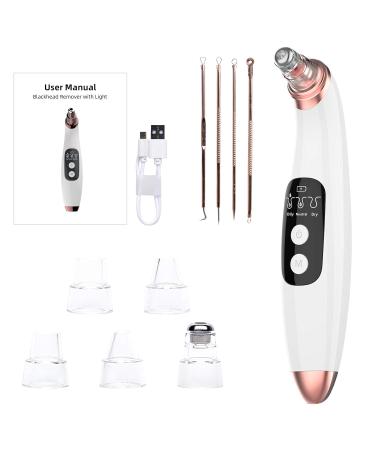 Visual Blackhead Remover Vacuum with Camera | 3 Adjustable Suction Levels | 5 Replacement Probes | USB Rechargeable - Gold - Buy Online on GoSupps.com