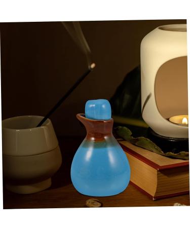 Minkissy 4-Piece Porcelain Soy Sauce Containers with Essential Oils | Japanese Spa Glass Vials & Lid | Perfect for International Shipping - Buy Online on GoSupps.com