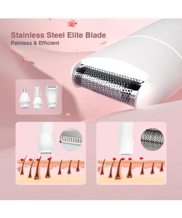 Touch Beauty 4-in-1 Women's Electric Trimmer Set | Face Body & Bikini Hair Removal | Portable & Wireless Razor - Buy Online on GoSupps.com