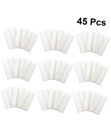 Beaupretty 45 Sheets eyelid lift tape strips Fiber Eyelid Lift Strip transparent eyelid tape Double Eyelid Stickers traceless eyelid sticker eyelid lace eye makeup stickers fold man white - Buy Online on GoSupps.com