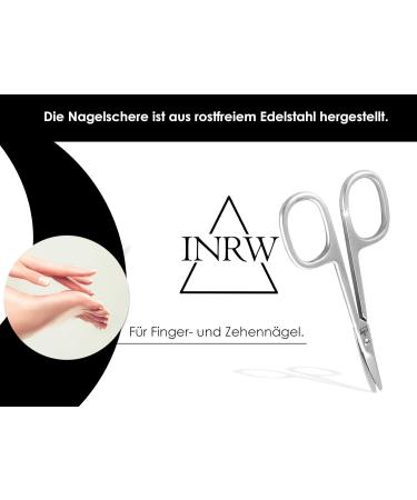 Extra Sharp Stainless Steel Nail Scissors - Rust-Free Manicure & Pedicure Tools for Men & Women - Buy Online on GoSupps.com