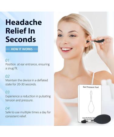 Ear Pressure Relief Device Tool Migraine and Headache Relief Products Airplane Ear Pressure Relief Gadget Inner Ear Pressure Balance Reduces Tension - Buy Online on GoSupps.com