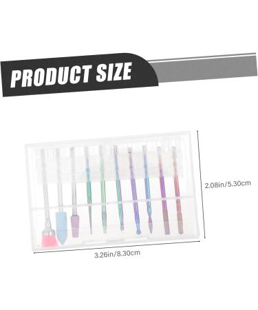 WOFASHPURET 1 Set Nail Polisher Trimmer Polish Cuticle Drill Bits Manicure Kits Nail Drill Bit Accessory Phone Cleaning Kit Manicure File Heads Alloy Tungsten Steel Electric Russia medium As Shown - Buy Online on GoSupps.com