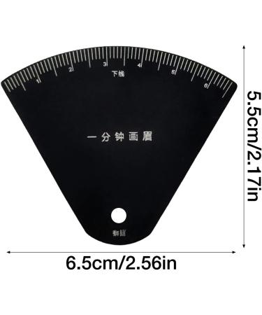 Brow Mapping - Gabarit R gle Sourcils pour Forme et Modelage - Guide de Modelage et Mesure Precis | Stencil de Maquillage pour D butantes a Domicile - Buy Online on GoSupps.com