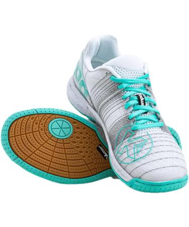 Kempa Unisex Attack One Women Contender Handball Shoes 38 EU - Multicolor White Turquoise | International Shipping Available - Buy Online on GoSupps.com