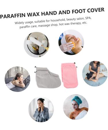 HAPINARY Paraffin Wax Work Gloves Booties 1 Set Gloves Boots Paraffin Mitts Wax Insulated Foot Cover Paraffin Wax Mitts Paraffin Wax Foot Cover Hand Wax Cover Wax Foot Fabric Insulation - Buy Online on GoSupps.com
