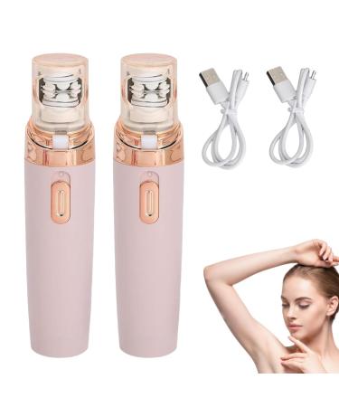 Lumisylk Pro Facial Epilator Waterproof and Painless Rechargeable Epilator Epilator for Face Arms Legs and Armpits 2 Pcs
