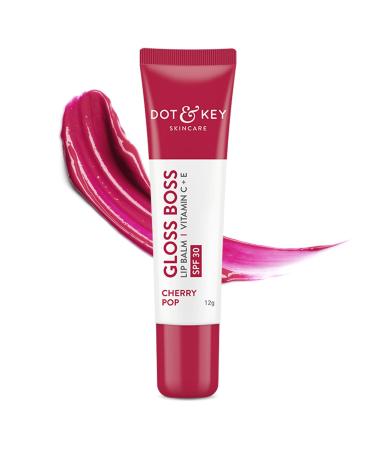Cherry Lip Balm SPF 30 Moisturization |For Smooth Soft Lips | Shea Butter with Vitamin E with Vitamin C for Dark Lips | Lip Balm for Women 12gm