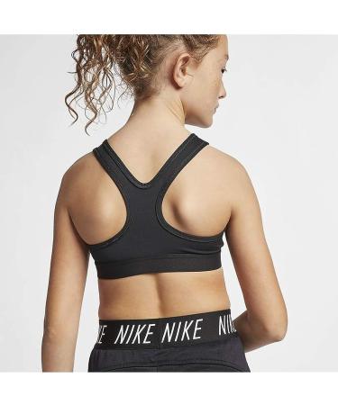 Nike Girls Big Girl's Classic Training Sports Bra - Medium, Black/White - Buy Online on GoSupps.com