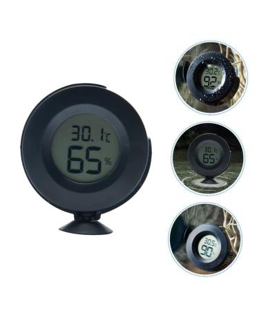 Yardwe 3 Pcs Thermometer Reptilians Mini Turtles Room Digital Turtle Hygrometer Pet Animal Blackx3pcs 6.5X6.5X3cmx3pcs - Buy Online on GoSupps.com