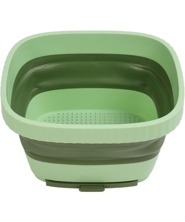 Baignoire de Bain de Pieds Pliable avec Fonction de Massage Bassin Pliable Portable pour Tremper les Pieds adapt aux Voyages avec Couvercle (GREEN) - Buy Online on GoSupps.com