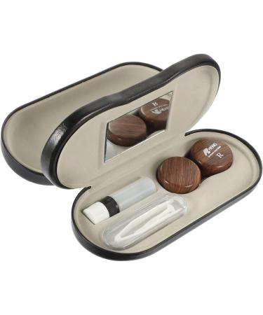 GLEAVI Dual-use Glasses Case - 4 Sets Color Mirror Box PU Leather - 15.8x7.4cm - Stylish & Durable for Eyewear International Shipping - Buy Online on GoSupps.com