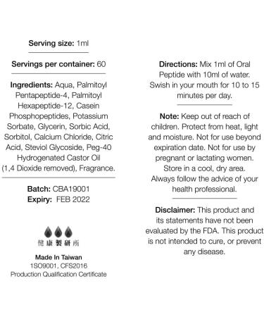 Oraltide Pro Peptide Mouthwash Kit - 2oz + Cup & SleekMax Ultra-Soft Toothbrush - Buy Online on GoSupps.com