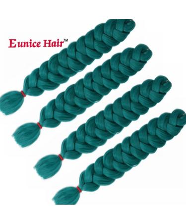 6 Packs Haolocs Jumbo Lichten Hair Extensions | Braun Colorful DIY Crochet Box | 100 cm Green | Premium Kunsthaar for International Shipping - Buy Online on GoSupps.com